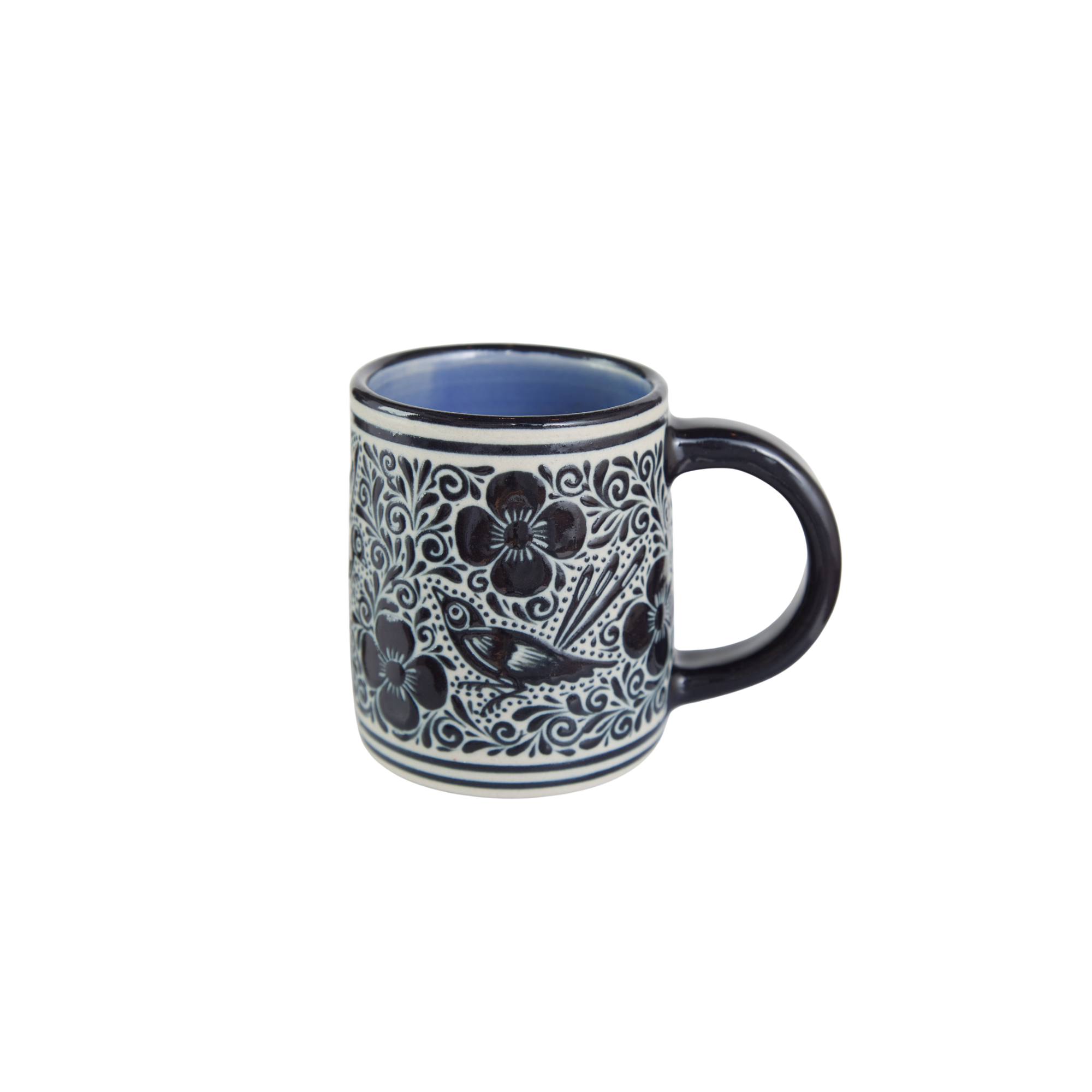 Truebrew Artisan Mugs | Pajaros Negros Handcrafted Coffee Mug